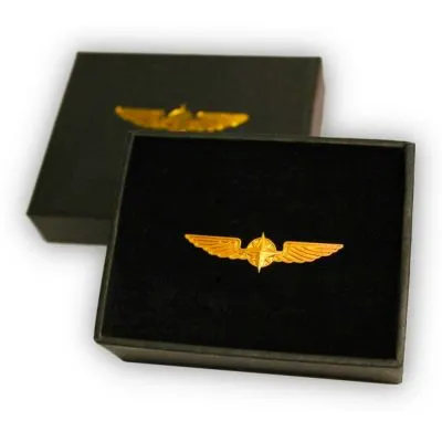 Pilotenschwinge - Pilot Wings - Gold medium 3,5 cm