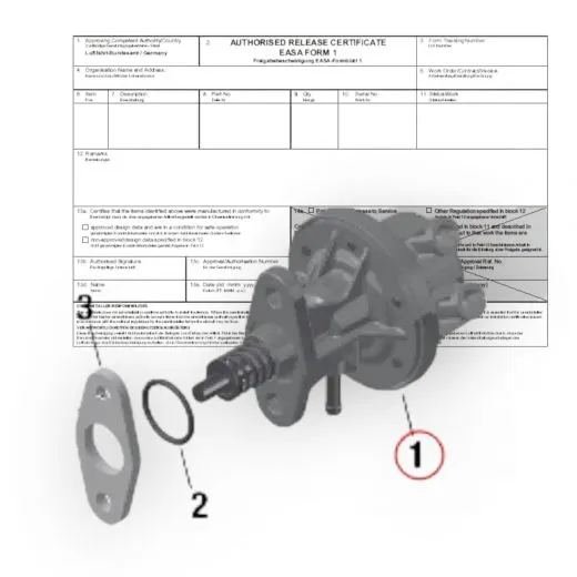 Mechanische Kraftstoffpumpe Rotax - zertifiziert