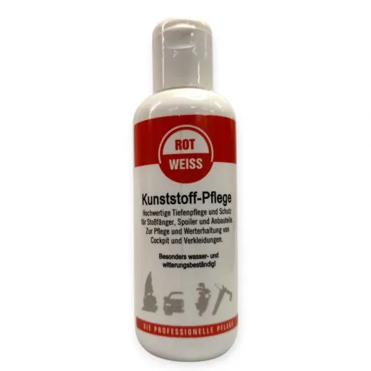 ROTWEISS Kunststoff-Pflege 250ml | Schutz & Pflege für Kunststoff & Kunstleder