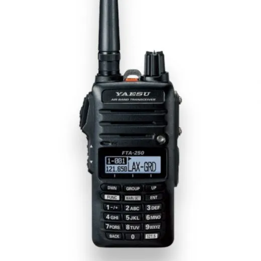 Yaesu FTA-250L Flugfunk Handfunkgerät 8.33 kHz